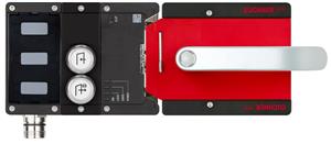 Euchner MGB2-IH-BR-U-S5-PY-R-169585 Complete set MGB2-I-BR (M23, 2 pushbuttons, door hinge on right) Turkiye