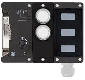 Euchner MGB2-L1-BR-U-XB7S0-DY-L-164397 Locking module MGB2-L1-BR (2 pushbuttons, closed-circuit current principle, door hinge on left)