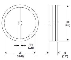 Allen Bradley 92-39 Reflectors for Photo Sensor