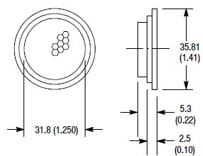 Allen Bradley 92-47 Reflectors for Photo Sensor