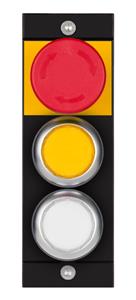Euchner MSM-1-P-CA-APP-H7-166725 Submodule MSM-1-P (emergency stop, 2 illuminated pushbutton)