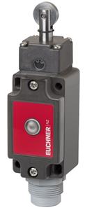 Euchner NZ2RL-538L060 Safety switch NZRL, extended roller plunger, steel roller ø 18 mm, plug connector SR6