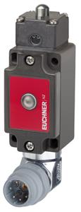 Euchner NZ2WO-511L060C1631 Safety switch NZWO, rounded plunger, plug connector SR6