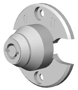 Euchner SCHLOSS TX GLEICHSCHLIESSEND Lock for auxiliary release with automatic return for safety switches TX Turkiye