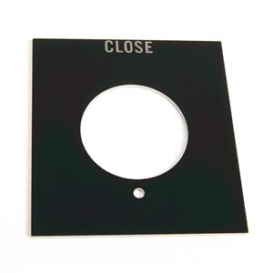 Allen Bradley 800H-Y24 800H PB LOW Standard Legend Plate