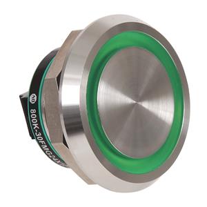 Allen Bradley 800K-30FMG24X10 800K 305mm Piezo Push Button 24V AC/DC Illuminated Green 1 NO Turkiye