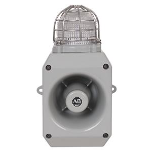 Allen Bradley 855HM-CGMD30DL6 Metal Horn with LED Beacon 24V DC