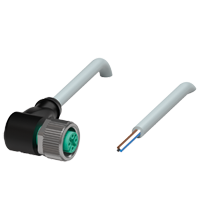 Pepperl+Fuchs V1-W-2M-PUR Female cordset single-ended M12 angled A-coded, 4-pin, PUR cable grey Turkiye
