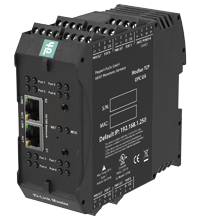 Pepperl+Fuchs ICE2-8IOL-K45S-RJ45 EtherNet/IP IO-Link master with 8 inputs/outputs, DIN rail, screw terminal