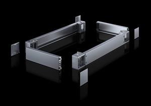 Rittal VX 8660.060 VX base/plinth corner piece with trim panel, front and rear, H: 200 mm, for W: 600 mm, stainless steel, 14301 Turkiye