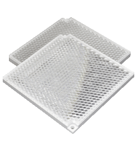Pepperl+Fuchs REF-H100-2R Reflector, rectangular 100 mm x 100 mm, mounting holes