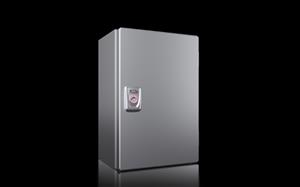 Rittal KX 1301.000 Elektrik Kutusu KX, GYD: 200x300x155 mm, paslanmaz çelik 14404, montaj plakalı, tek kapılı, mandallı kilitli
