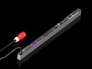 Rittal DK 7979.532 DK PDU ilave ölçümlü, kompakt basic güç dağıtımı, çıkış başına enerji ölçümü dahil, network ara yüzlü ve ekranlı ile GUD: 44x1095x70 mm, IEC 60 320: 6x C13 + 6x C19