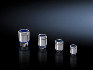 Rittal HD 2410.111 HD Cable gland, stainless steel 14305, size: M16x1,5, for cables Ø 5-10 mm, EMC version