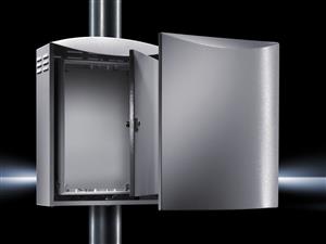 Rittal CS 9791.035 CS Wall-mounted enclosure, WHD: 530x700x265 mm, aluminum, with mounting plate, Enclosure-within-an-enclosure concept Turkiye