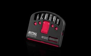 Rittal AS 4053.420 Industrial bit set for cordless screwdriver with bit holder