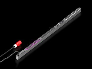 Rittal DK 7979.238 DK PDU ilave ölçümlü, kompakt basic güç dağıtımı, çıkış başına enerji ölçümü dahil, network ara yüzlü ve ekranlı ile GUD: 44x1695x70 mm, IEC 60 320: 18 x C13, 12 x C19