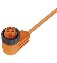 Pepperl+Fuchs V95-W-2M-PVC Female cordset, 7/8