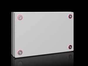 Rittal KX 1517.000 KX terminal kutusu, GYD: 300x200x80 mm, çelik sac, montaj plakasız, kapaklı, kablo giriş plakasız
