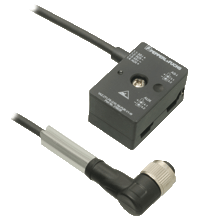 Pepperl+Fuchs VAZ-2T1-FK-G10-1M-PUR-V1-W Splitter box G10, AS-Interface and auxiliary voltage to 1 x M12 round connector