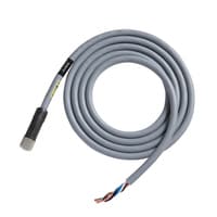 Keyence OP-88784 M12, L-code, female, stranded Power supply cable 10 m