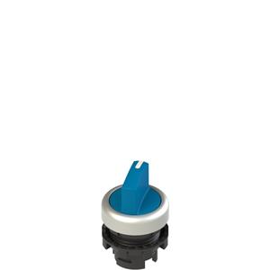 Pizzato E2 1SE12ACA69AB Short handle selector, 2 positions blue with marking Turkiye