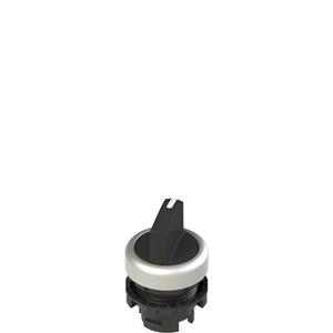 Pizzato E2 1SE12ECA19AB Short handle selector, 2 positions black with marking Turkiye