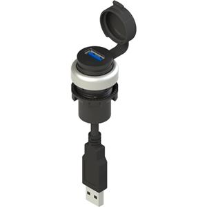 Pizzato E2 1USB9AN3 USB socket 30 EROUND series Turkiye