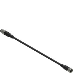 Pizzato VF CA8PD3M-MD M12 male-female wired connector: straight, 8 poles, 3 m cable