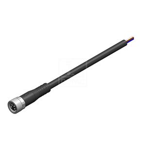 Dopag 22034560 Cable socket M8 4-pole straight 10m