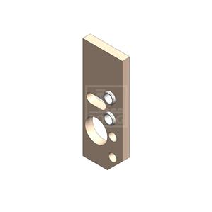 Dopag 1025524 Insulating pate to SHV-01 with centring sleeves