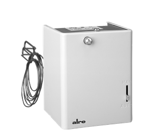 Alre JTL-17 NR Air heater thermostat, 70…95…°C (burner), 20…70…°C (fan), 100…°C (STB), capillary length 1250mm