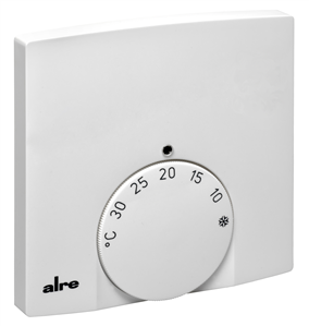 Alre KTRTB-211.108 Room thermostat, heating/cooling, surface-mounted super flat, 230V AC, silent (Triac) Turkiye