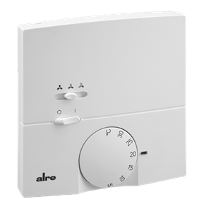 Alre KTBSB-112.000 Room thermostat, heating/cooling, surface-mounted, 230V AC, 3-stage fan output