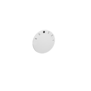 Alre ET-02 Adjustment knob for devices in B1000 series, numerical scale 1…6, pure white, gloss Turkiye