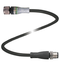 Pepperl+Fuchs V1-G-BK5M-PUR-U/ABG-V1-G-Y Connecting cable, M12 to M12, PUR cable 2-pin Turkiye