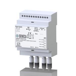 Seneca S485-FO RS485 to optical fiber converter Single mode/multimode fiber - single loop/double loop converter