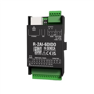 Seneca R-2AI-6DIDO Profinet Profinet IO module with 2 universal analog inputs and 6 digital input/output channels