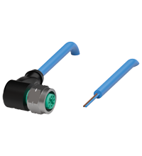 Pepperl+Fuchs V1-WV4A-N-10M-PUR Female cordset single-ended M12 angled stainless steel 14404, A-coded, 2-pin, PUR cable blue, NAMUR Turkiye