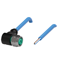 Pepperl+Fuchs V1-WV4A-N4-2M-PUR Female cordset single-ended M12 angled stainless steel 14404, A-coded, 4-pin, PUR cable blue, NAMUR Turkiye
