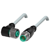 Pepperl+Fuchs V15-W-2M-PUR-ABG-V15-G Cordset M12 socket angled to M12 plug straight A-coded, 5-pin, PUR cable grey, shielded Turkiye