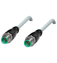 Pepperl+Fuchs V15S-G-1M-PUR-V15S-G Adapter cable M12 plug straight to M12 plug straight A-coded, 5-pin, PUR cable grey Turkiye