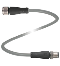 Pepperl+Fuchs V19-G-2M-PUR-ABG-V1-G-Y295897 Connection cable, M12 to M12, 8/4-pin, PUR cable