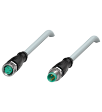 Pepperl+Fuchs V3-GM-2M-PUR-V3-GM Cordset M8 socket straight to M8 plug straight A-coded, 3-pin, PUR cable grey Turkiye