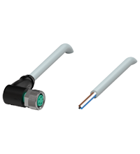 Pepperl+Fuchs V31-WM-15M-PVC Female cordset single-ended M8 angled A-coded, 4-pin, PVC cable grey