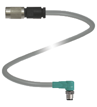 Pepperl+Fuchs V35-G-2M-PUR-V31-WM Connection cable, M9 to M8, PUR cable, 3-pin