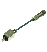 Pepperl+Fuchs ICZ-AIDA1-V45-0,2M-PUR-V1D-G Connecting cable RJ-45 to M12 D-coded