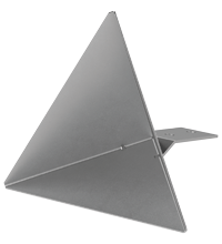 Pepperl+Fuchs MW-REF-M50 Radar corner reflector, triangular 721 x 632 x 834 mm, with 2 mounting holes