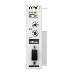 Beckhoff CX2500-M510 Fieldbus master module CANopen for CX20xx, CX52x0, CX53x0, CX56x0 Turkiye