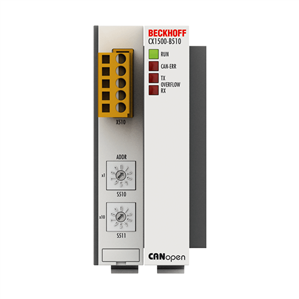 Beckhoff CX1500-B510 CANopen slave fieldbus connection